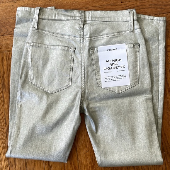 Frame Ali high rise cigarette pant - Picture 3 of 6